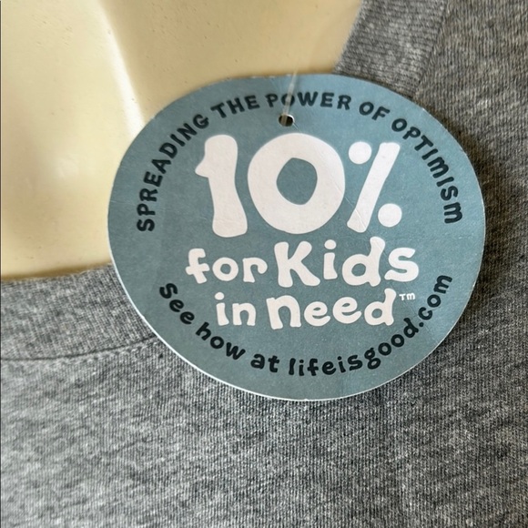 Life Is Good Gray Short Sleeve Tee - Picture 4 of 6